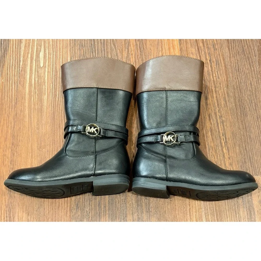 Michael Kors Boots Black‎ Brown Girls Size 9